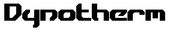 Dynotherm font preview